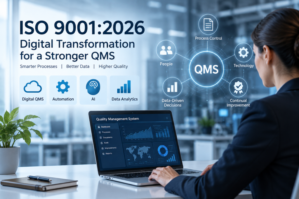 ISO 9001 digital transformation for digital QMS